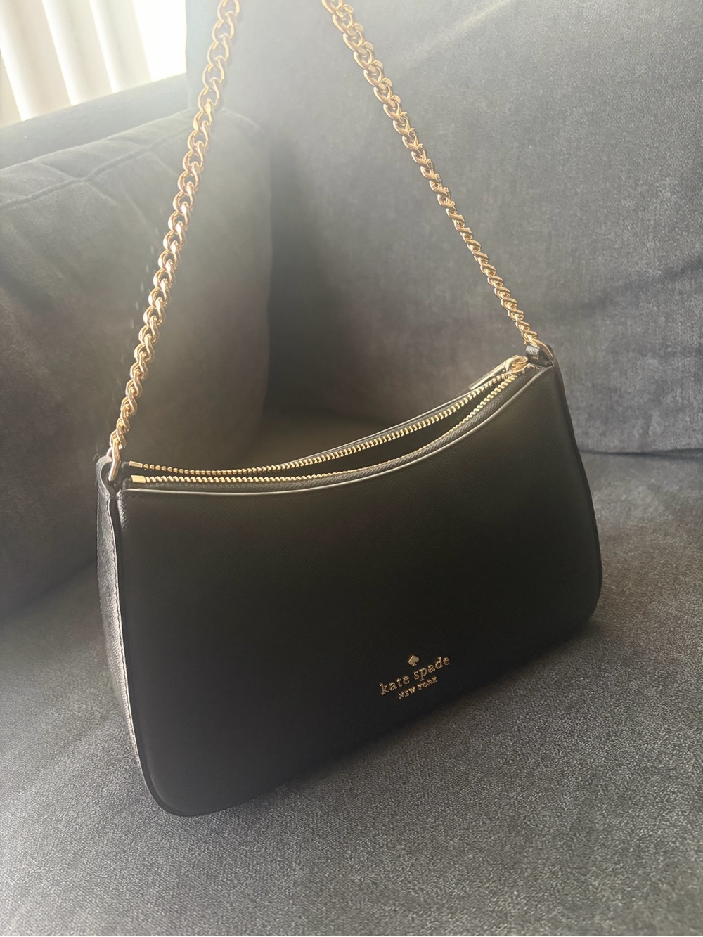 kate spade Black Madison Saffiano bag